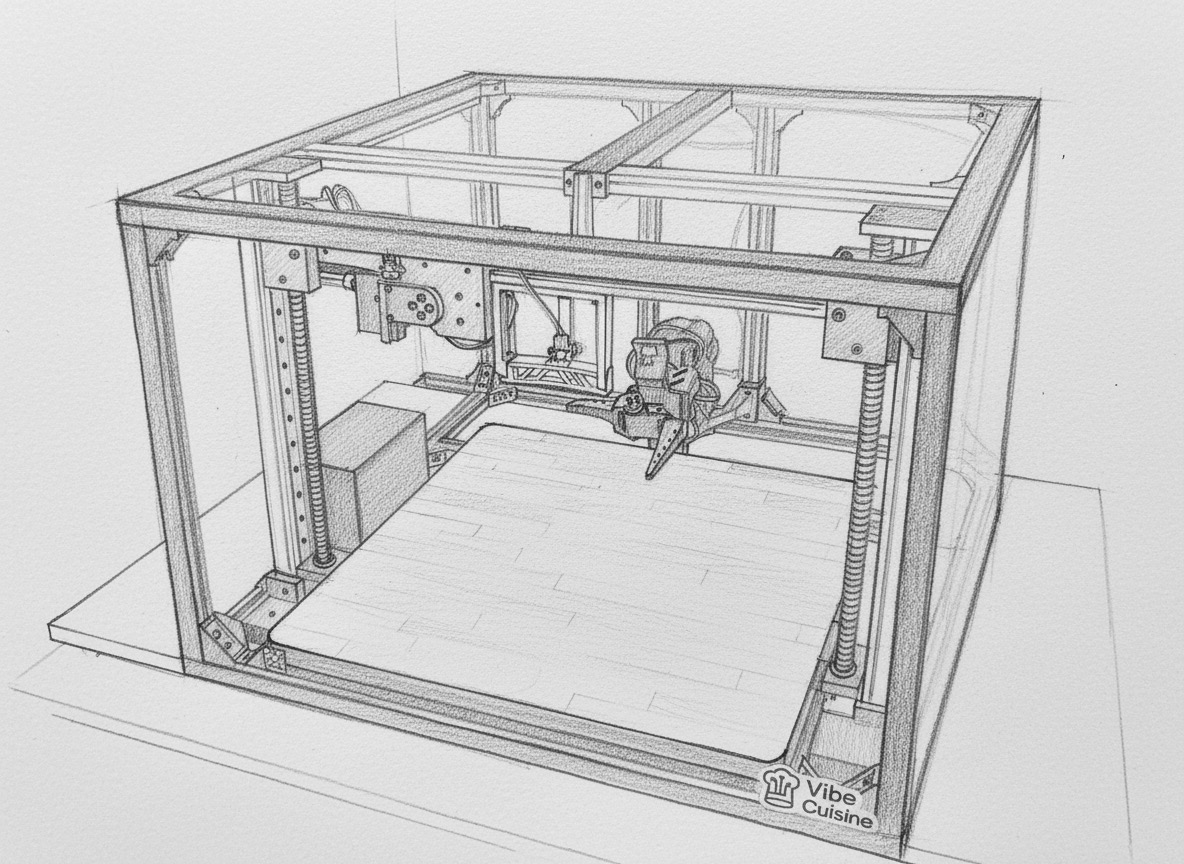 VibeBoard — front view of the AI-powered robotic cutting board